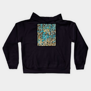Abstract Colorful Cat Painting Kids Hoodie